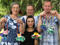 Сегодня наши проживающие своими руками смастерили куклу-оберег Колокольчик.